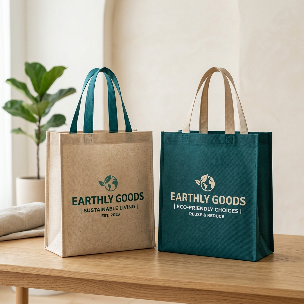 Custom printed non-woven carry bags
